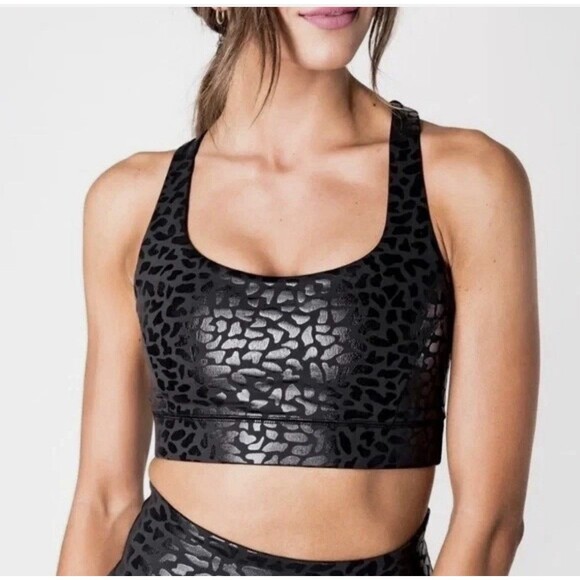 IVL collective Other - IVL Collective Metallic Leopard Print Chi Chi Sports Bra, Women’s Size 8